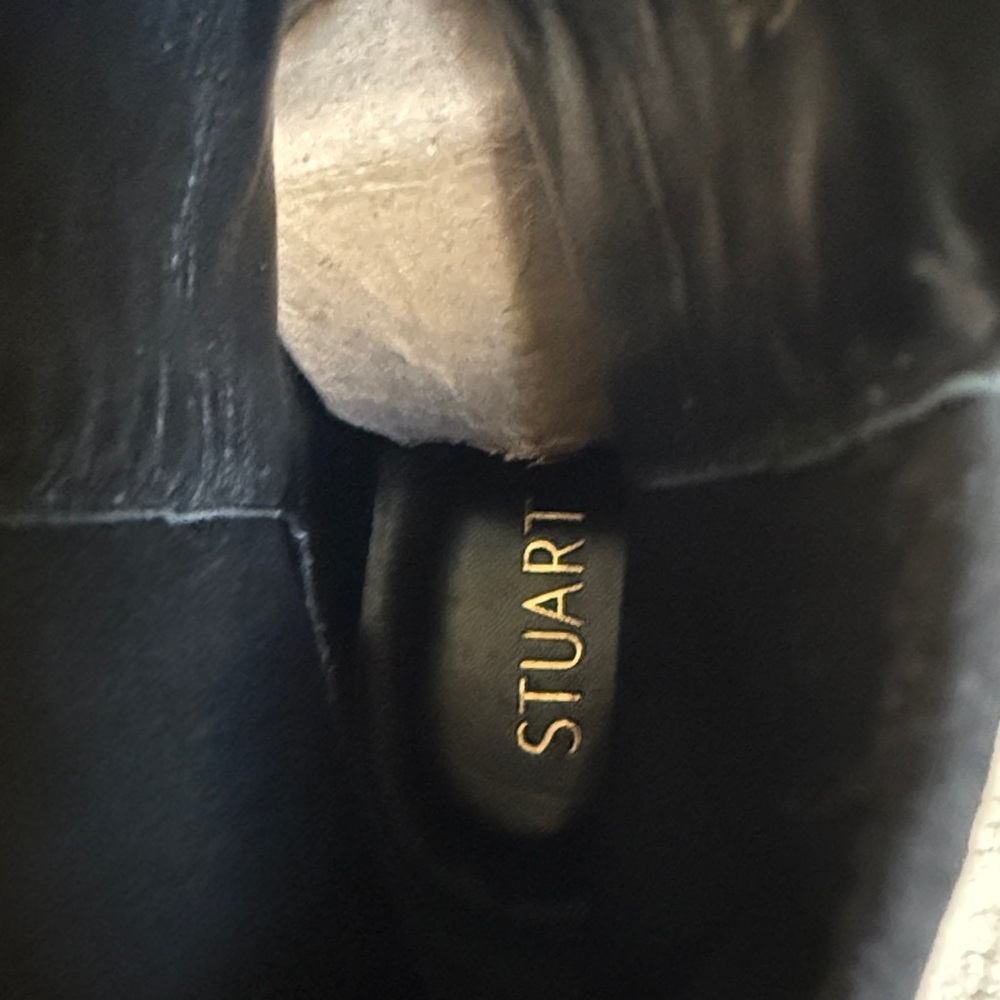 Stuart Weitzman Black Ankle 5050 bold bootie size 6.5 women H9N6 - Picture 7 of 8